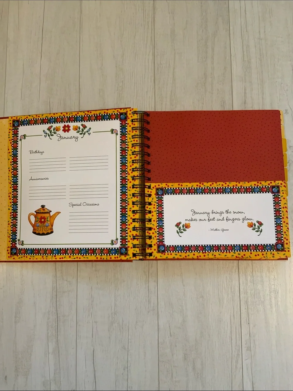 Mary Engelbreit Greeting Card Organizer & Address Book